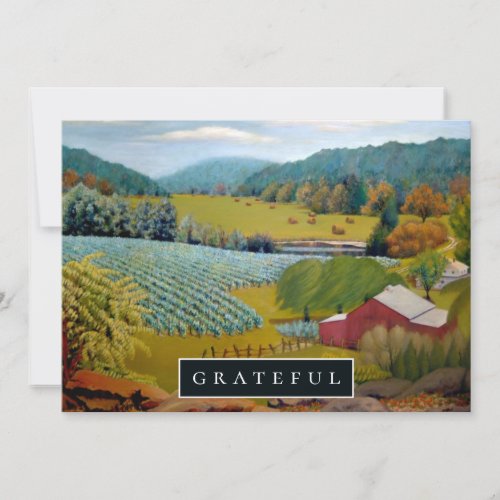 Vineyard on the Farm Holiday Card