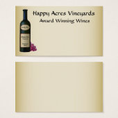 Vineyard or Winery (Front & Back)