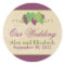Vineyard Our Wedding Sticker (Parchment Texture)
