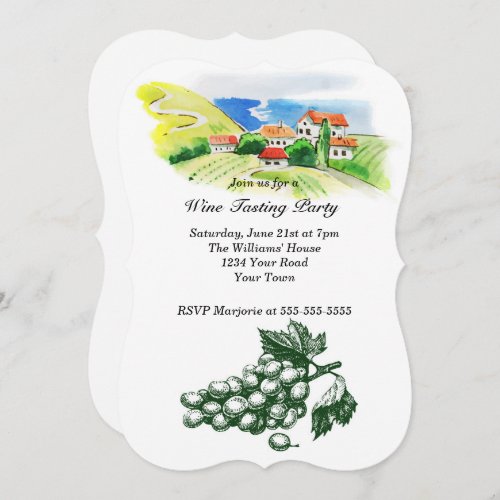 Vineyard Party Invitation