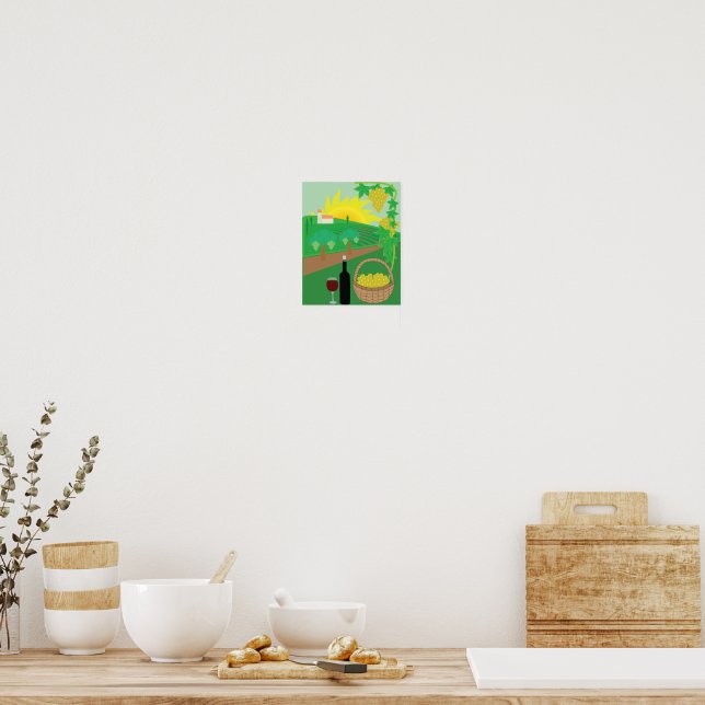 Vineyard Poster (Kitchen)
