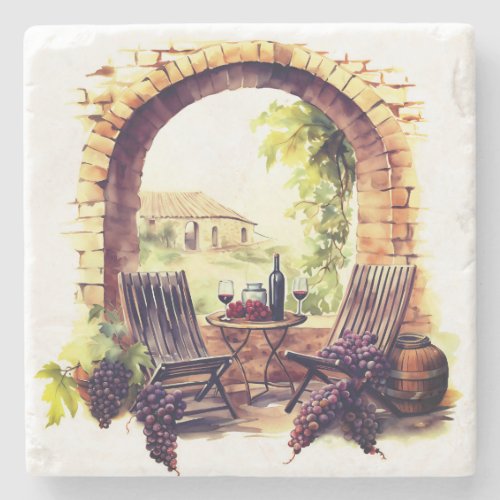 Vineyard Stone Coaster