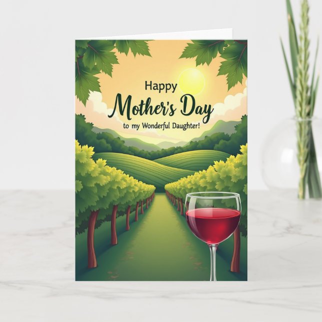 Vineyard Sweet Mothers Day Card (Front)
