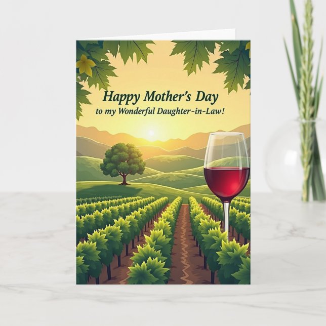 Vineyard Vista Mothers Day Card (Front)
