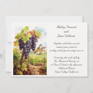 Vineyard Wedding Invitation