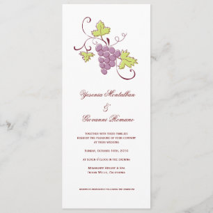 Vineyard Wedding Invitations