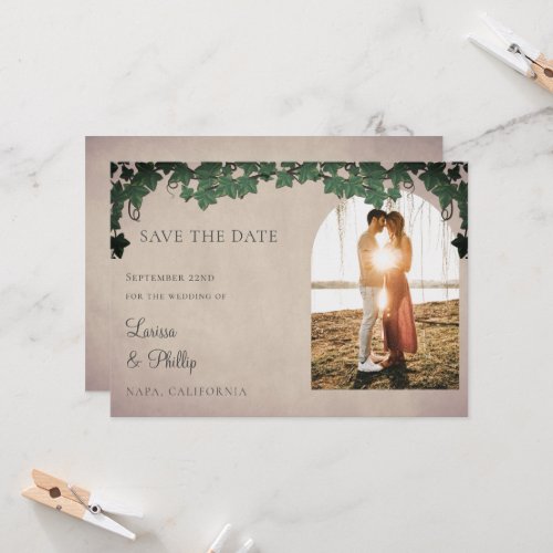  Vineyard Wedding Save The Date Invitation