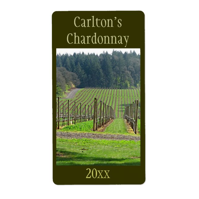 Vineyard Wine Label (Front)