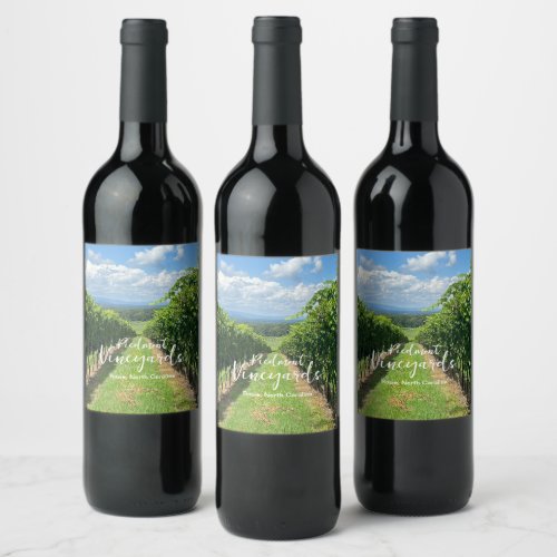 Vineyard Wine Label Set