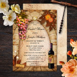 Vineyard Wine Theme Bridal Shower Invitation at Zazzle