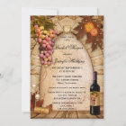 Vineyard Wine Theme Bridal Shower Invitation