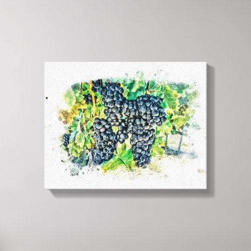  Vineyard Winery Grape AR21 Wine Cellar Canvas Print