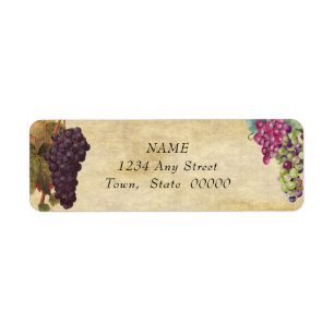 Vineyard Winery Vintage Rustic Label