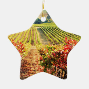 VINEYARDS.JPG CERAMIC ORNAMENT