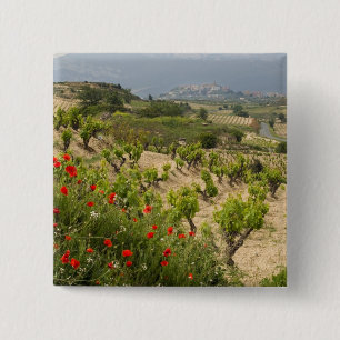 Vineyards near Laguardia, capital of La Rioja Button