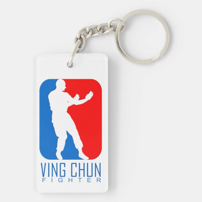 Ving Chun Fighter - Ip Man Linage Keychain (Back)