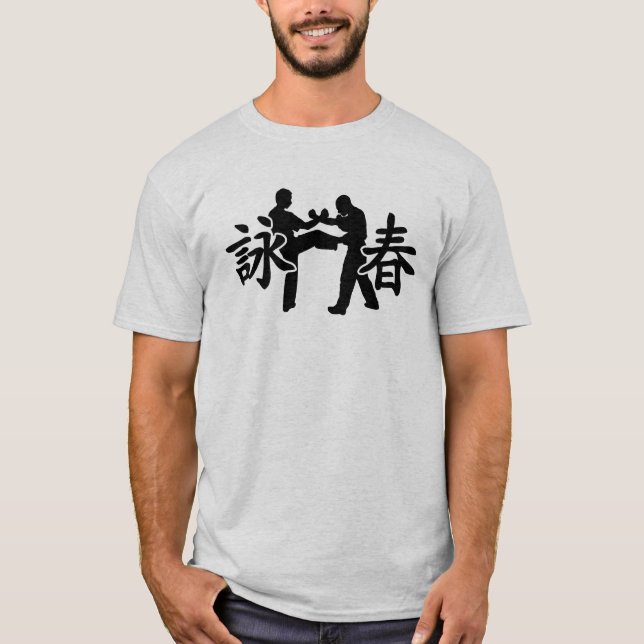 Ving Tsun Fight dark T-Shirt (Front)
