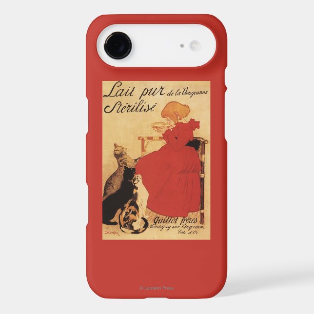 Vingeanne Milk Girl with Cats Case-Mate iPhone Case (Back)