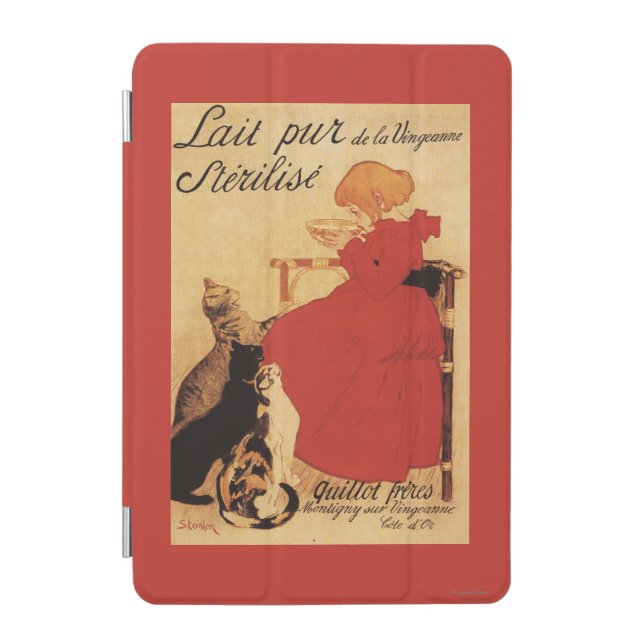 Vingeanne Milk Girl with Cats iPad Mini Cover (Front)
