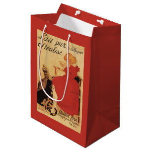 Vingeanne Milk Girl with Cats Medium Gift Bag