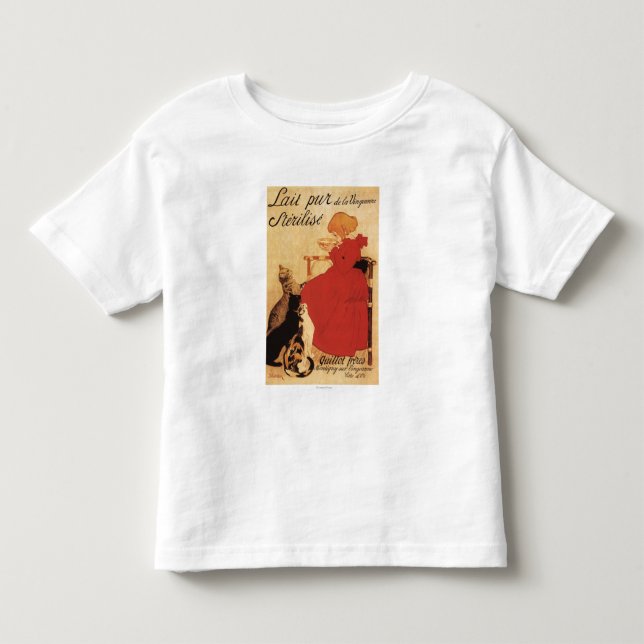 Vingeanne Milk Girl with Cats Toddler T-shirt (Front)