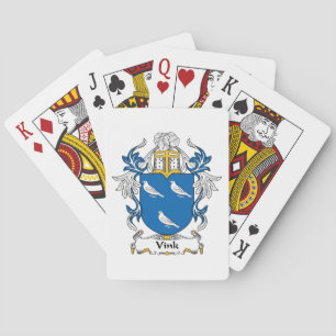 Vink Family Crest Poker Cards