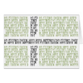 Vinland Flag w Runes - Card (Front Horizontal)