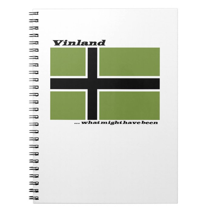 Vinland Flag   What Might Have Been Spiral Notebook