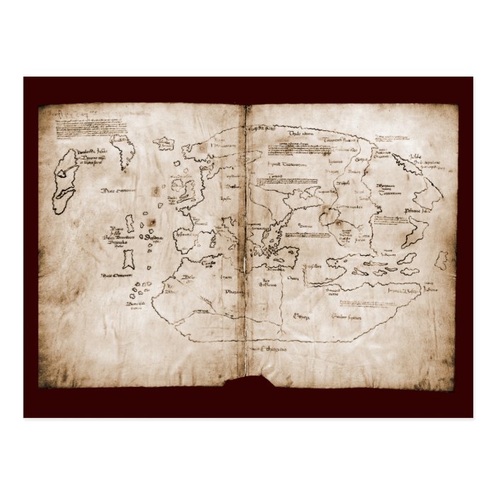 Vinland Map Post Cards