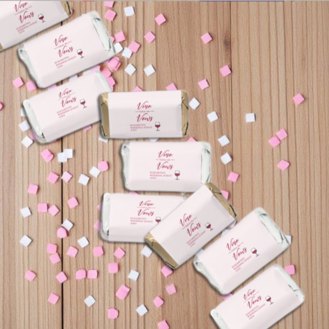 Vino Before The Vows Bridal Shower/Bachelorette Hershey's Miniatures (Creator Uploaded)