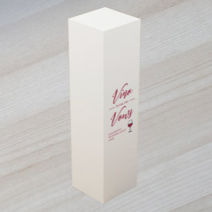 Vino Before The Vows Bridal Shower/Bachelorette Wine Box