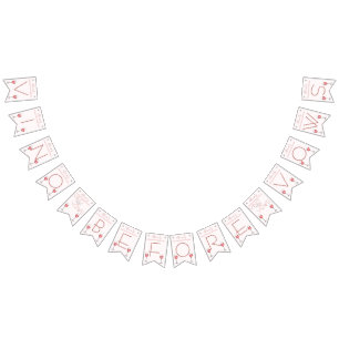 Vino Before Vows Bachelorette / Bridal Party Bunting Flags