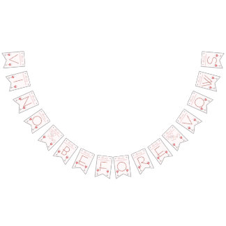 Vino Before Vows Bachelorette / Bridal Party Bunting Flags