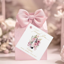 Vino before Vows Elegant Watercolor Bridal Shower