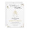 Vino before Vows Modern White Floral Bridal Shower