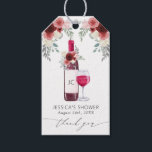 Vino Before Vows Red Wine Bridal Shower Gift Tags<br><div class="desc">This cute accessory will be perfect for your party when you customize it!</div>