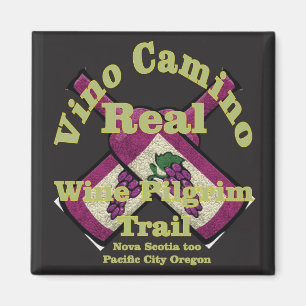 Vino Camino Real Pilgrimage Trail Magnet