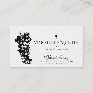 vino de la muerte business card