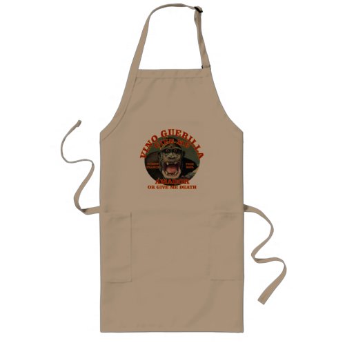 Vino Guerilla give me Amador or give me Death Long Apron