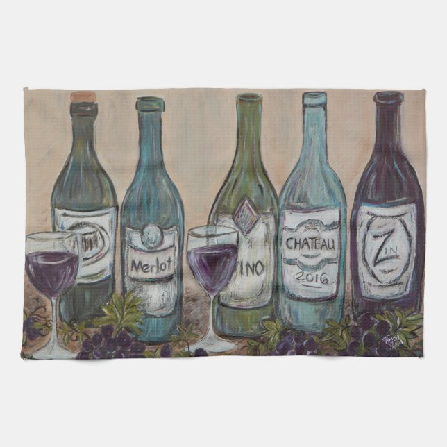 Vino Kitchen Towels (Horizontal)