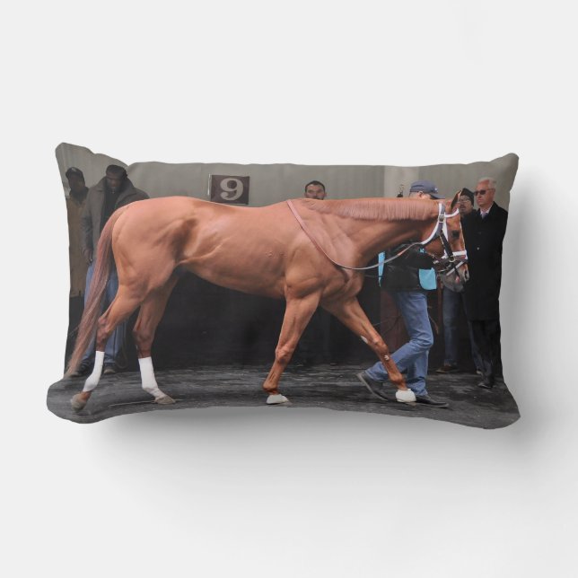 Vino Rosso - Todd Pletcher Lumbar Pillow (Front)