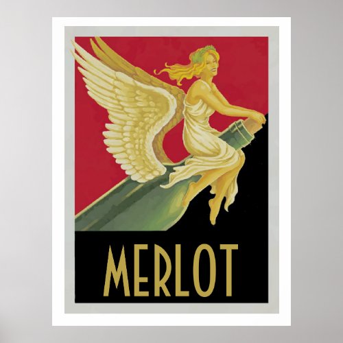 Vino_ Wine Merlot Posters  personalize Poster