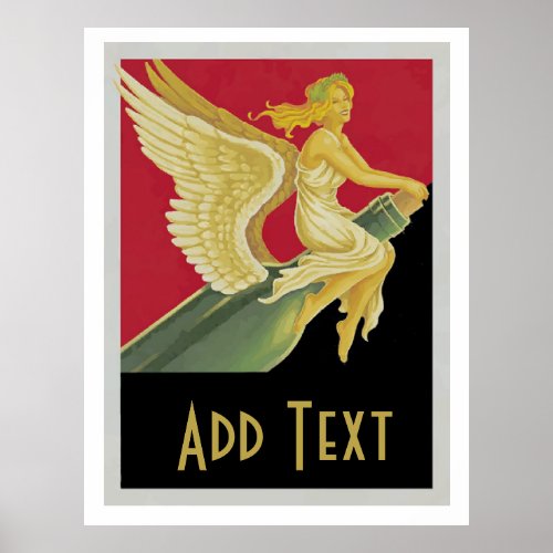 Vino_ Wine Vintage Posters add text personalize Poster