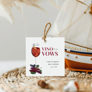Vinow before vows WIne Tasting bridal shower Favor Tags