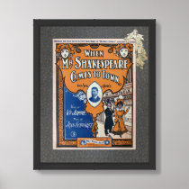 VINT 'RECYCLED ART' PRINT SHEET MUSIC 