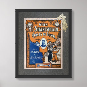 VINT 'RECYCLED ART' PRINT SHEET MUSIC