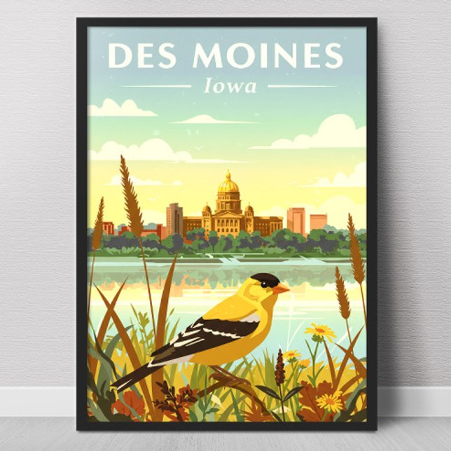Vintaeg Des Moines Iowa Poster (Creator Uploaded)