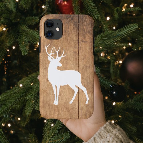 Vintaga Beauty Wood  Deer  iPhone 11 Case