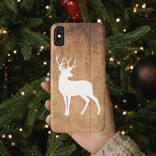 Vintaga Beauty Wood  Deer  iPhone XS Max Case
