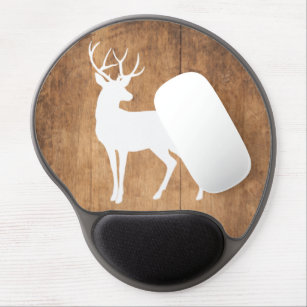 Vintaga Beauty Wood & Deer  Gel Mouse Pad